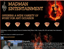 Tablet Screenshot of madmanentertainment.net